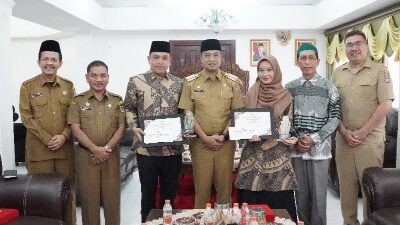 Pj Walikota Tebing Tinggi Sambut Juara 1 MTQ Ke-39 Tingkat Provinsi Sumut.