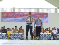 Polres Labuhanbatu Apel Gelar Pasukan