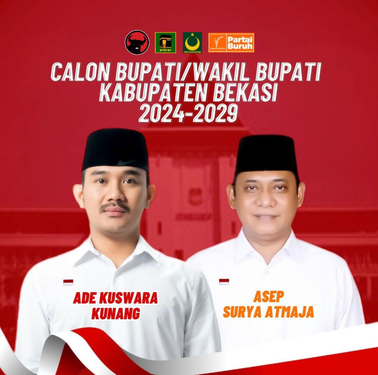 Foto : Bacalon Kepala Daerah Bupati & Wakil Bupati Kabupaten Bekasi