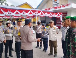 Polres Bangka Barat Laksanakan Pengamanan Pelaksanaan Pendaftaran Bacalon Bupati-Wakil Bupati Bangka Barat pada Pilkada Serentak 2024