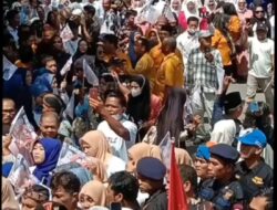 Gila”, Ribuan Simpatisan Antar Pasangan MARI Daftar Ke KPU Labuhanbatu