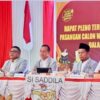 Plt.Sekda kota Padangsidimpuan Hadiri Rapat Pleno Terbuka Untuk Pengundian Nomor Urut Calon  Walikota dan Wakil Walikota Padangsidimpuan Tahun 2024.