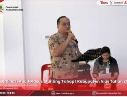 Dinas Kesehatan P2KB  Kabupaten Nias Gelar Diseminasi Audit Kasus Stunting Tahap l Tahun 2024