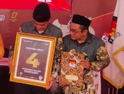 Sesuai Dengan Slogannya 4 N, Pasangan Calon Bupati dan Wakil Bupati, Zainal Arifin dan Sona Maulida Roemardhi, S,S, Dapat No Urut 4