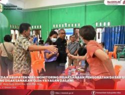 Sekda Nias Monitoring Pelaksanaan Pengobatan Dasar Gratis