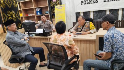 BURSAH ZARNUBI Dampingi Langsung Teamnya Melapor Ke Polres Lahat 