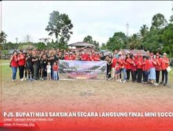 Pjs Bupati Nias Hadiri Kegiatan Final Mini Soccer