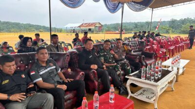 Polres Labusel hadiri pelantikan Perbakin Labusel dan kejuaraan menembak di Pinang Awan Torgamba