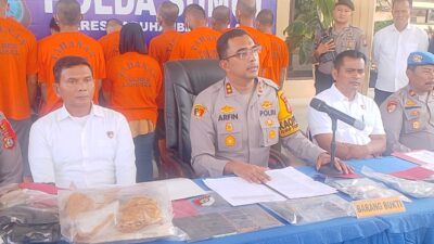 Polres Labusel Polda Sumut Ungkap Kasus Tindak Pidana Kejahatan Peredaran Narkoba, Judi Online, CPO dan Pencurian Di Ahir Tahun 2024