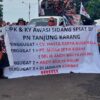 Geruduk PN Bandar Lampung, Laskar Merah Putih Minta Majelis Hakim Tegakan Keadilan