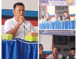 JULHAMDANI HASIBUAN Dan H.SUTIMAN S.pdi M.Si Melaksanakan Reses II MASA SIDANG II TAHUN 2025 Kecamatan Kampung Rakyat LABUSEL