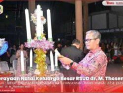 Bupati Nias Hadiri Perayaan Natal Dan Tahun Baru 2025 Di RSUD dr. M. Thomsen Nias