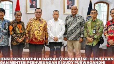 Bupati Nias Dan Forkada Sekepulauan Nias Audensi Di Kemenhub RI